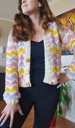 Patrón Cardigan Génova