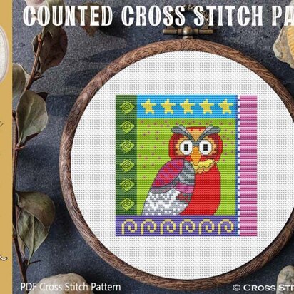 Crazy Patch Owl 03