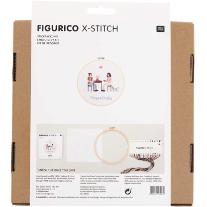 Rico Figurico Teatime Cross Stitch Kit