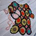 Crochet rainbow festival cover up.
