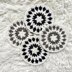 Scandi Snowflake Crochet Coaster