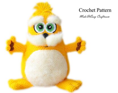 Fairy monster. Crochet amigurumi. Fantasy creature. Crochet toy