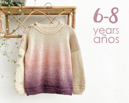 6-8 years- PURE knitted sweater