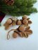 Rustic Farmhouse Crochet Oak Acorns festive charm