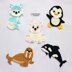 Arctic Animals Applique Set