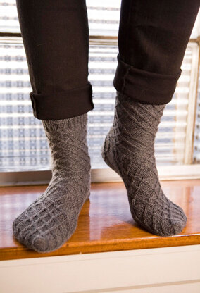 Criss Cross Socks in Berroco Comfort Sock 3 Ply