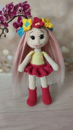 Doll Ukraine, wreath puppet