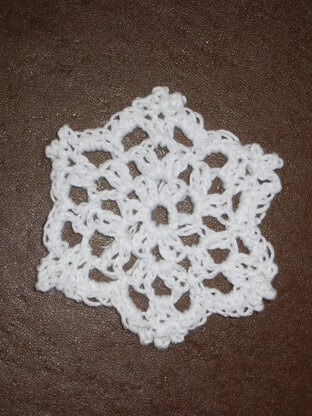 My first ever crochet - its a snowflake