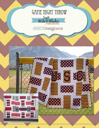 Riley Blake Game Night Throw - Downloadable PDF