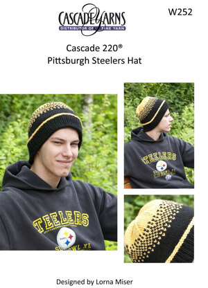 Pittsburgh Steelers Hat in Cascade 220 - W252