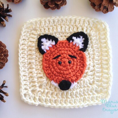 Woodland Fox Granny Square