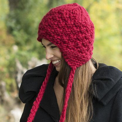 Cascade Yarns B238 Grande Ear Flap Hat (Free)