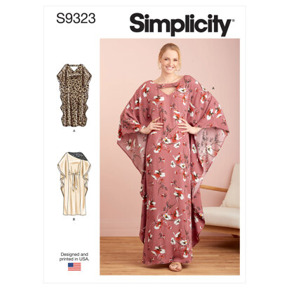 Simplicity Misses' Caftans S9323 - Sewing Pattern