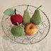 Knitted Apples and Pears