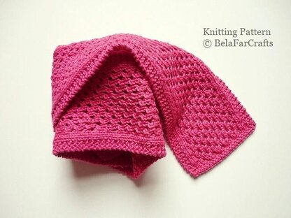 Cotton Eyelet Scarf