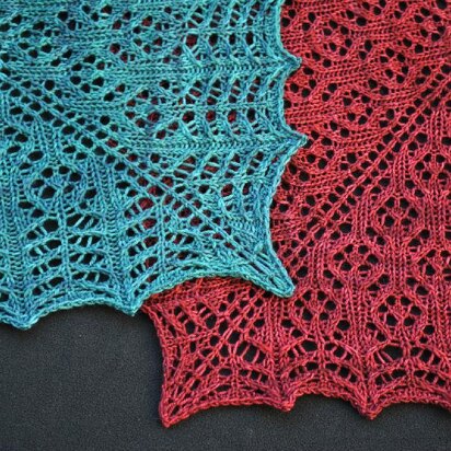 Heart of wales shawl