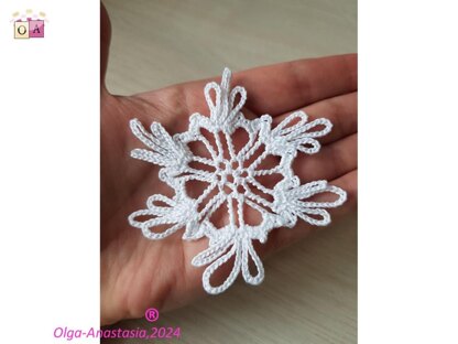 Crochet snowflake 90