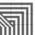 Visual Illusion Blanket C2C CROCHET PATTERN 74×74 inches Black White Mosaic Afghan