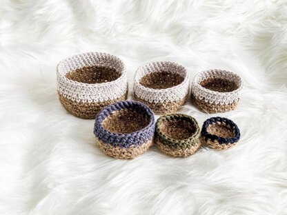 Nesting Mini Baskets