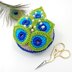 Peacock Feather Pin Cushion