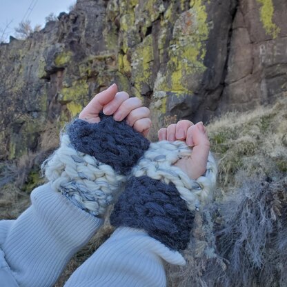 Wednesday Adams Mitts and Headband