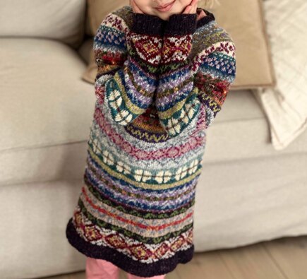 Fairisle dress for girl #2