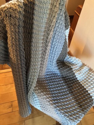 Harbor Mist Incredibly Easy Blanket Pattern