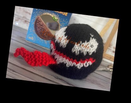 Amorphous Alien Chocolate Orange Cover Knitting Pattern
