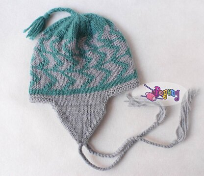 Two Tone Baby Hat