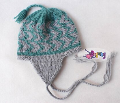 Two Tone Baby Hat