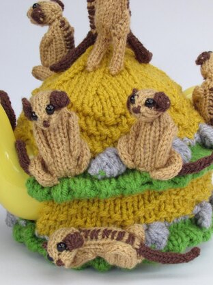 Meerkat Tea Cosy Knitting Pattern