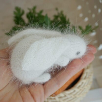 Knitted Mini Rabbit Toy