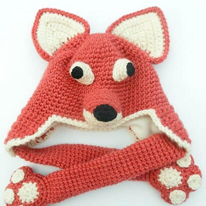 Fox Hat with Paws