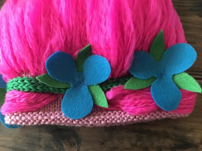 Princess Poppy and Branch inspired Troll Hats