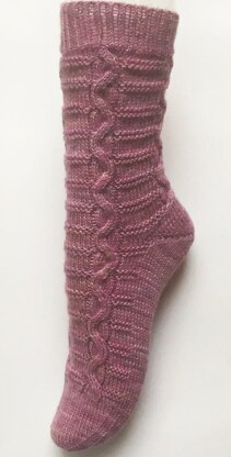 Socken "Schlangenlinien"