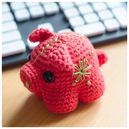 Candy Piggy - Chinese year of the pig version - Lunar New Year - Amigurumi