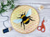 Oh Sew Bootiful Thread Painted Bee Embroidery Kit - 6in