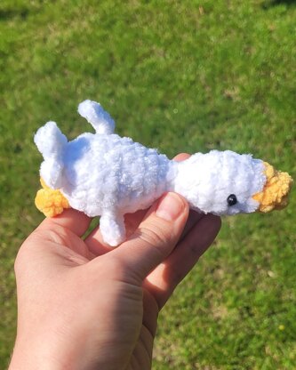 Crochet Pattern Mini Hug-Goose Amigurumi