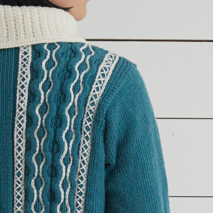 Natalya Cardigan - Knitting Pattern for Women in Debbie Bliss Rialto DK