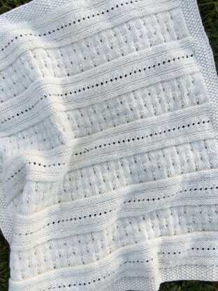 Sweet Acorn Knit Baby Blanket - Algodão orgânico Baby & Toddler