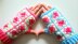 Cath Kidston inspired mitts, cowl and hot water bottle cover