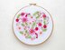 Ohsewbootiful Floral Heart Embroidery Kit - 6 x 6in / 15 x 15cm