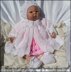 ‘English Country Garden’ Knitting pattern for doll 16-22” or newborn/0-3m baby