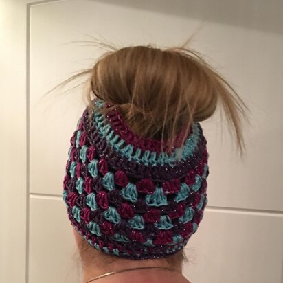 Granny's Messy Bun Hat