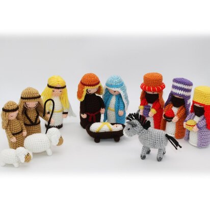 Christmas Nativity Creche Scene Crochet Pattern