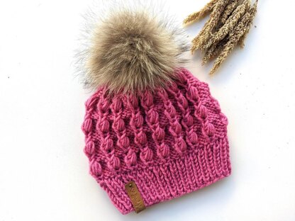 Puff Stitch Fiore Hat