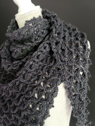 Nocturne Crochet Shawl