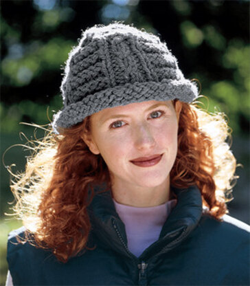Cozy Cap in Lion Brand Wool-Ease Thick & Quick - 1202