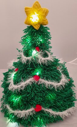 Light Up Topsy Turvy Christmas Tree & Angel