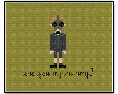 Are You My Mummy? - PDF Cross Stitch Pattern